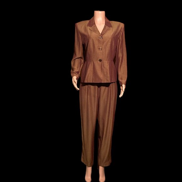 EUC Vintage Lois Snyder Dani Max Jacket Pant Suit Size 12 - Picture 9 of 16